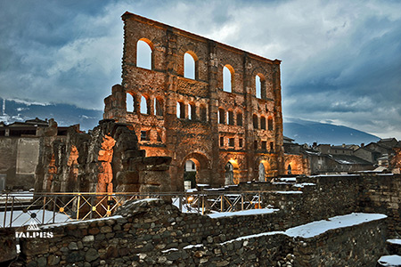 Aoste, théâtre romain